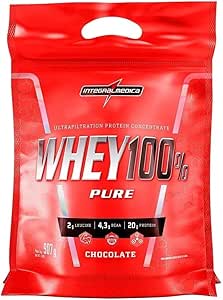 SUPER WHEY 100% PURE CHOCOLATE PO 900G - INTEGRALME