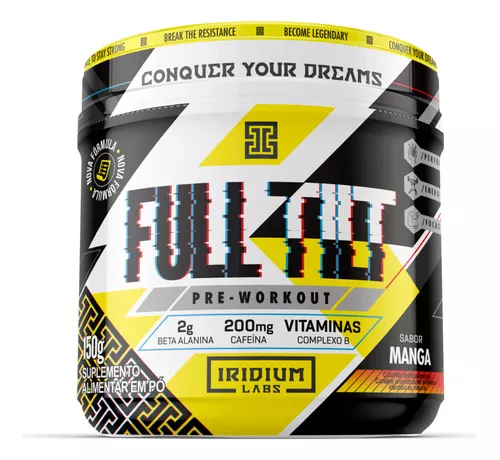 FULL TILT PRE-TREINO SABOR MANGA 150G - IRIDIUM