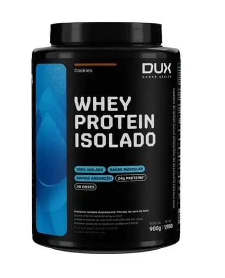 WHEY PROTEIN ISOLADO - DUX Sabor Chocolate 900g