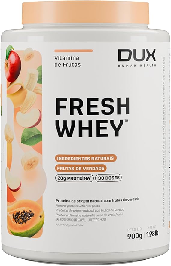 FRESH WHEY VITAMINA DE FRUTAS 900G - DUX