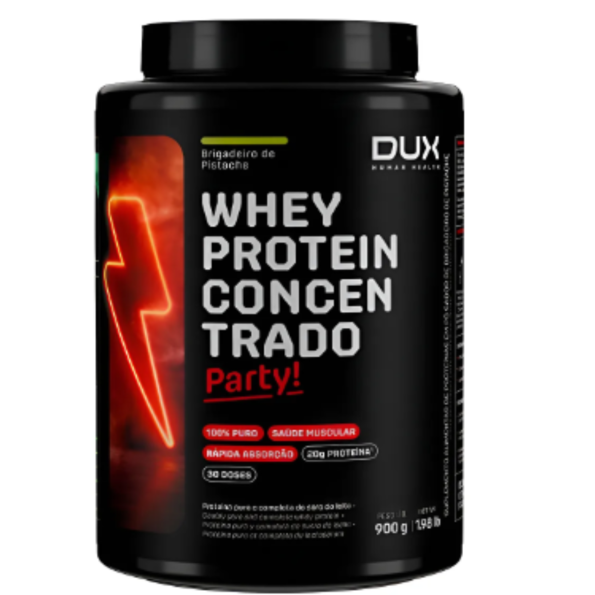 Whey Protein Concentrado Brigadeiro De Pistache 900g