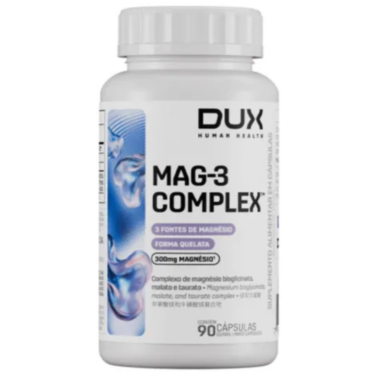 MAGNESIO MAG-3 COMPLEX 90 CPS SEM SABOR DUX