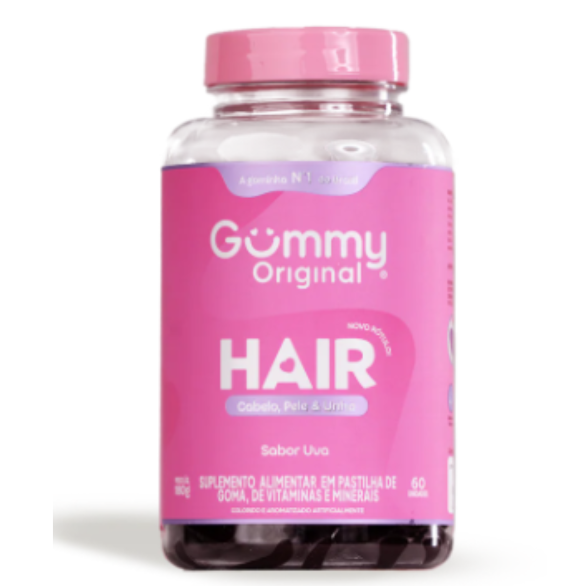 Gummy Hair Cabelo Pele  E Unhas Sabor  Uva C/60 Gomas