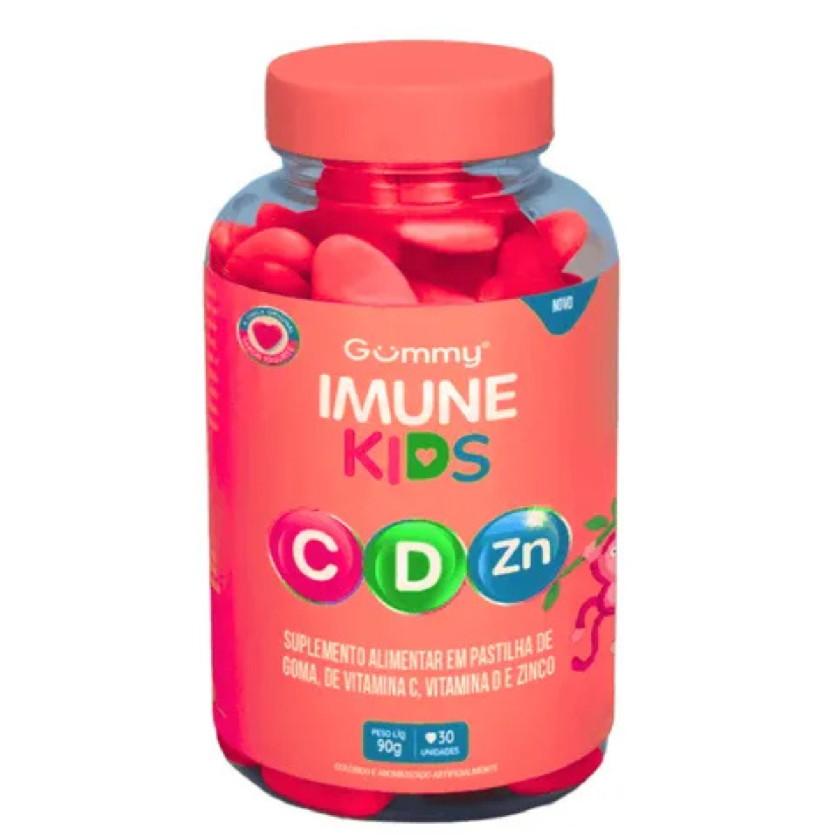 Gummy Imune Kids C-D Zinco 30 Gomas
