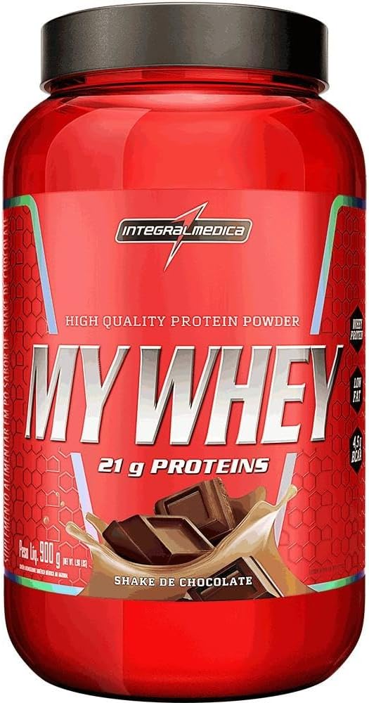 MY WHEY PO SHAKE CHOCOLATE 900G - INTEGRALMEDICA