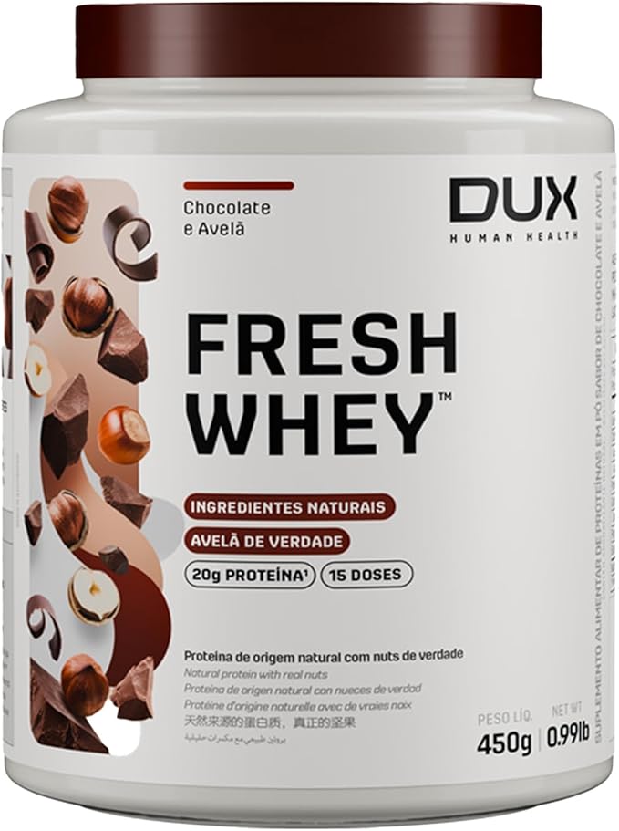 FRESH WHEY CHOCOLATE E AVELA 450G - DUX