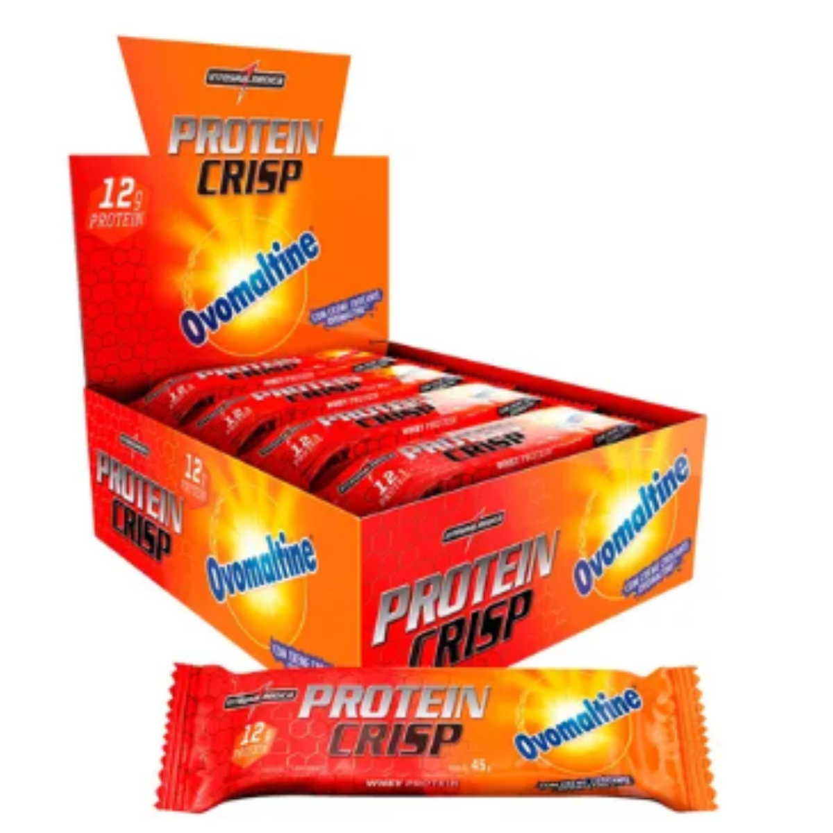 PROTEIN CRISP BAR OVOMALTINE DISPLAY C/12 - INTEGRALMEDICA