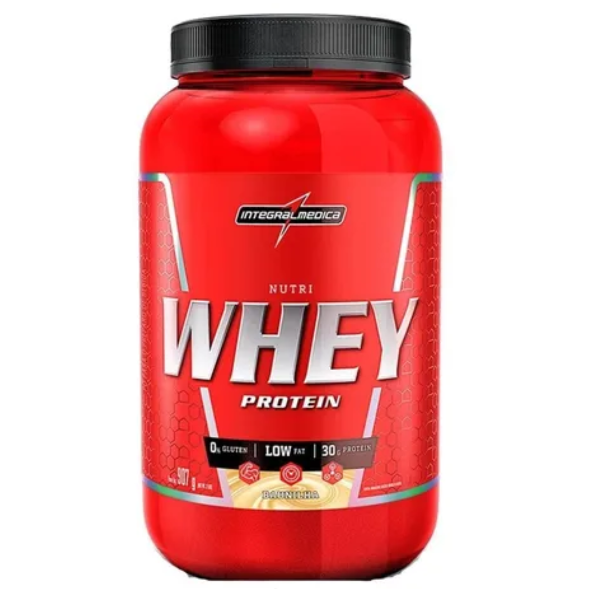 NUTRI WHEY PROTEIN BAUNILHA 900G  INTEGRALMEDICA
