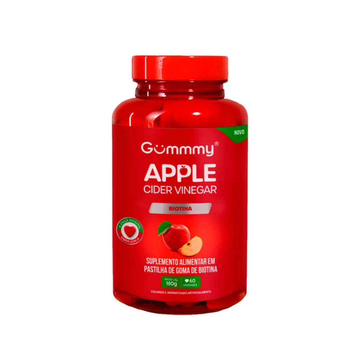 GUMMY APPLE CIDER VINEGAR C/60 GOMAS BIOTINA/VINAGRE DE MACA