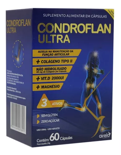 Suplemento Alimentar Airela Condroflan Ultra 60 Cápsulas