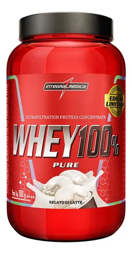 WHEY PROTEIN 100% PURE GELATO DI LATTE 900G - INTEGRALMEDICA