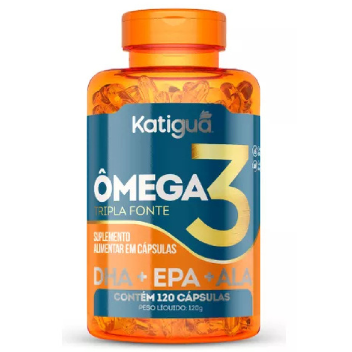OMEGA 3 TRIPLA FONTE 1000MG CPS GEL C/120- KATIGUÁ